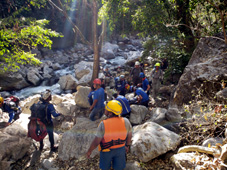 Rescate servicio ordinario en los ríos subterráneos